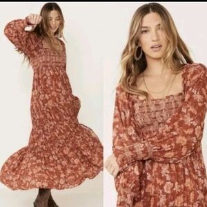 Free People NWT sweet escape maxi dress